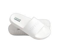 Superdry Code Logo Vegan Pool Slides Blanc EU 36-37 Femme