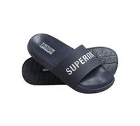 Claquettes de piscine à logo femme Superdry Code Bleu M