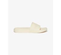 Claquettes de piscine à logo véganes fille Superdry Blanc 3/4 ans