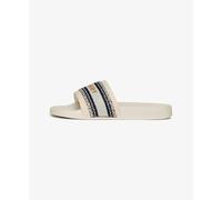 Tong Superdry Webbing Vegan Pool blanc bleu marine femme - 36/37