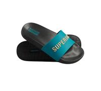 Superdry Code Logo Vegan Slides Bleu,Noir EU 36-37 Femme