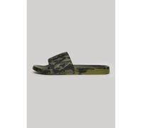 Superdry Camo Vegan Pool Slides Marron EU 40-41 Homme
