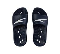 Claquettes de piscine synthétique enfant bleu marine 30