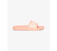 Claquettes de piscine véganes fille Superdry Core Rose 3/4 ans