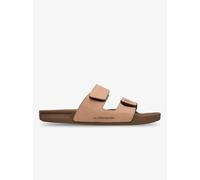 Claquettes double rÃ©glage cuir Quiksilver Rivi Beige 39