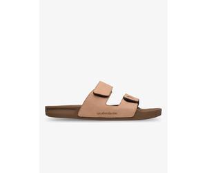 Claquettes double rÃ©glage cuir Quiksilver Rivi Beige 43