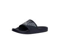 Emporio Armani Homme Claquettes Aigle En Relief, Blue/White, 43 EU