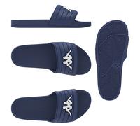 Kappa Baskets Arvika 2 Logo – Confortables et stylées, blanc et bleu marine, taille 43