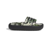 adidas Femme ADILETTE PLATFORM SLIDES, Crew Green/Core Black/Core Black, 42 EU