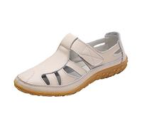 Claquettes Femme Confortable Chaussures Compensées Chaussures Pour Femmes Fashion Flat Soft Sole Sole Sandals Casual Retro Sandals Chaussure de Plage Noires Femme (Beige 39)