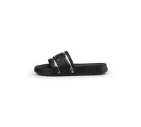 Fila Claquettes Morro Bay Logo Noir-Argent Femme 37 EU