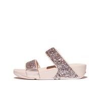 Fitflop Sandales d'été femme Lulu paillettes — légères, soutien naturel voûte plantaire — Rose 41 EU