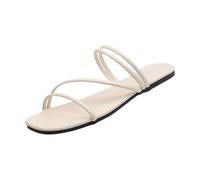 Claquettes Femme Sandales Été Léger Antidérapant Mules Confortables | Compensées Bout Fermé d' deux brides, idéales les sorties décontractées - plates ouvert un confo | pour Plage Marche Quotidien