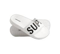 Superdry Femme Code Core Pool Slide Sandale Glissante, Noir Optique, Medium