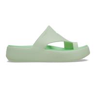 Crocs Getaway Platform Toe Loop Flip Flops Vert EU 33-34 Femme