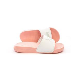 Claquettes Fille Popcat 20 Rose Et Blanc 34 1/2