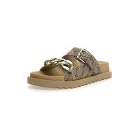 Claquettes Guess FL6FT2 Beibr beige et brun avec logo 4G.-35 35