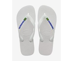 Claquettes Havaianas Brasil Logo blanc - 35-36