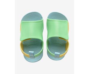 Claquettes Havaianas Play vert jaune bleu bébé - 21