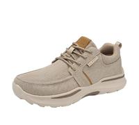Claquettes Homme Chaussures De Tennis Homme Chaussures de travail antidérapantes pour hommes, baskets de marche, confortables en cuir, chaussures d'athlétisme Chaussure New Homme Sandale (Khaki, 42)