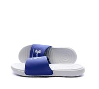 Claquettes Homme - UNDER ARMOUR - Ansa Fixed - Gris chiné/bleu royal - Lanière fixe avec mousse 45
