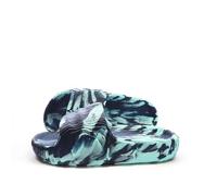 Claquettes Marine/Turquoise Femme Adidas Adilette 22 38