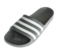 Claquettes mules Adilette aqua gris - Adidas - Adulte - Synthétique - Gris anthracite foncé - Semelle pré-formée 8