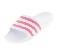 Claquettes mules Adilette Lady Blanc Rose - Adidas - Synthétique - Pour la piscine, la douche, les vestiaires 39