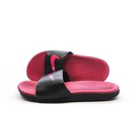 Claquettes - NIKE - Kawa Slide - Noires/Roses - Synthétique - Enfant 29 1/2