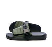Claquettes Noir/Kaki Homme Levis Tahoma 43