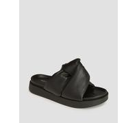 Claquettes Noires Pour Femmes Inuikii Soft Crossed 70104140-1039