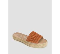 Claquettes Oranges Pour Femmes Manebi Yucatan G09ds-g09