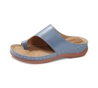 Claquettes OrthopéDiques Femme,Chaussons d'été pour femmes avec design à orteils,parfaits plage et sorties décontractées,dotés d'une semelle intérieure de massage confortable un port toute journée