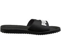 PUMA Mixte Purecat Slide Sandal, Black-White, 43 EU