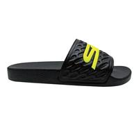 Sidi Pool Slide Pantoufles, noir/jaune néon, Taille 40