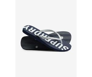 Claquettes Superdry Code Core Sport bleu blanc femme - S