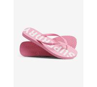 Claquettes Superdry Code Core Sport rose blanc femme - S