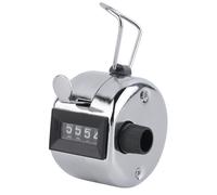 Claqueur/Compteur Numérique Chromé À 4 Chiffres Pour Golf