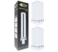 CLAR Ampoule Fluorescente Gemini S 9W 2700K G23 Lumière Blanche Chaud Basse Consommation Lampe Verticale CFL Technique Précise Remplacement Compact Éclairage Intérieur