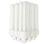 CLAR Ampoule Fluorescente Gemini T/E 32W 4000K GX24q-3 Lumière Blanche Neutre CFL Professionnelle Tube Compact Haut Flux 4 Broches Remplacement Éclairage Technique Cuisine Bureau Atelier Précis