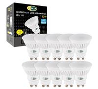 CLAR - Ampoule GU10 LED 10W Céramique, Ampoule GU10 LED, Spot LED GU10, Ampoule LED GU10, Ampoule LED GU10, Spot GU10 LED, Blanc Neutre 4000ºK (Pack 10)
