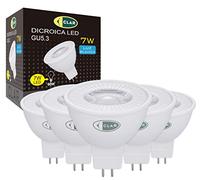 CLAR - Ampoule GU5,3 LED 7W, Ampoule GU5,3 LED, Spot LED GU5,3, Ampoule LED GU5,3 Blanc Neutre Ampoule LED GU5,3, Spot GU5,3 LED Blanc Neutre 4000ºk (Pack 5)