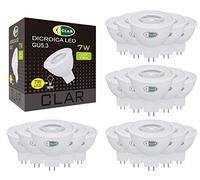 CLAR - Ampoule GU5.3 LED, LED 12V, MR16, Blanc Froid 6000ºK (Pack 20)