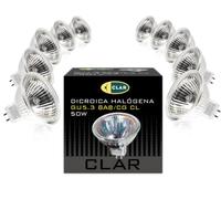 CLAR - Ampoule halogène 12 V 50 W, MR16, GU5.3