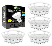 CLAR - ampoule LED gu10, Spot LED GU10 4000K, 9W (Pack 20)