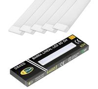 CLAR - Reglette LED 60 CM, Neon LED 60 CM, 60W, Blanc Froid 6500ºk (Pack 5)