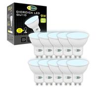 CLAR - Spot LED GU10, 9W (Pack 10) 6000K