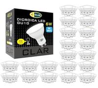 CLAR - Spot LED, GU10 LED, Ampoule GU10 LED, Ampoule GU10, Ampoule LED GU10, LED GU10, Ampoule Spot, Ampoule Spot LED, Spot LED GU10, Ampoule Spot LED Encastrable, Spot GU10, GU10 4000K, 6W (Pack 100)