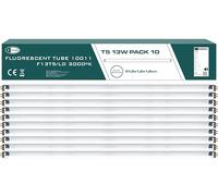 CLAR - Tube Fluorescent T5 G5 13W, Ampoule T5 Mini, 3000ºK, 51,6 x 1,6 cm (Pack 10)