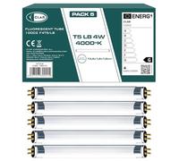 CLAR - Tubes Fluorescents, 4W T5, Ampoule T5, Tube Fluorescent, Mini Ampoule, Fluorescent, 13,6 x 1,6 cm (4 Watts T5, Pack 5)